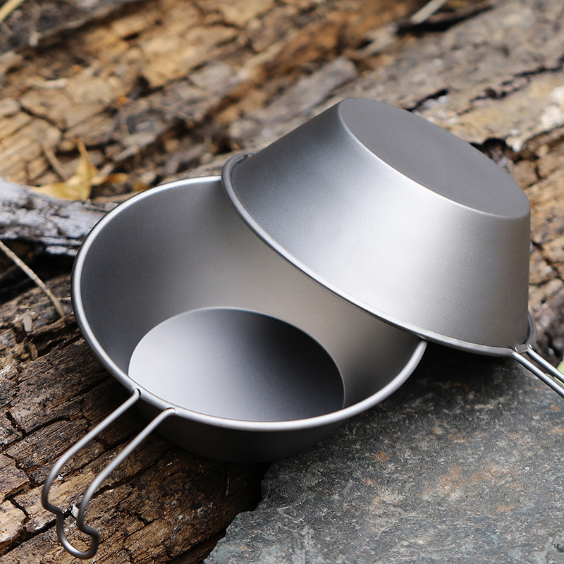 Camping Cooking Cup - (1개) 캠핑 다용도 티타늄 시에라 볼
