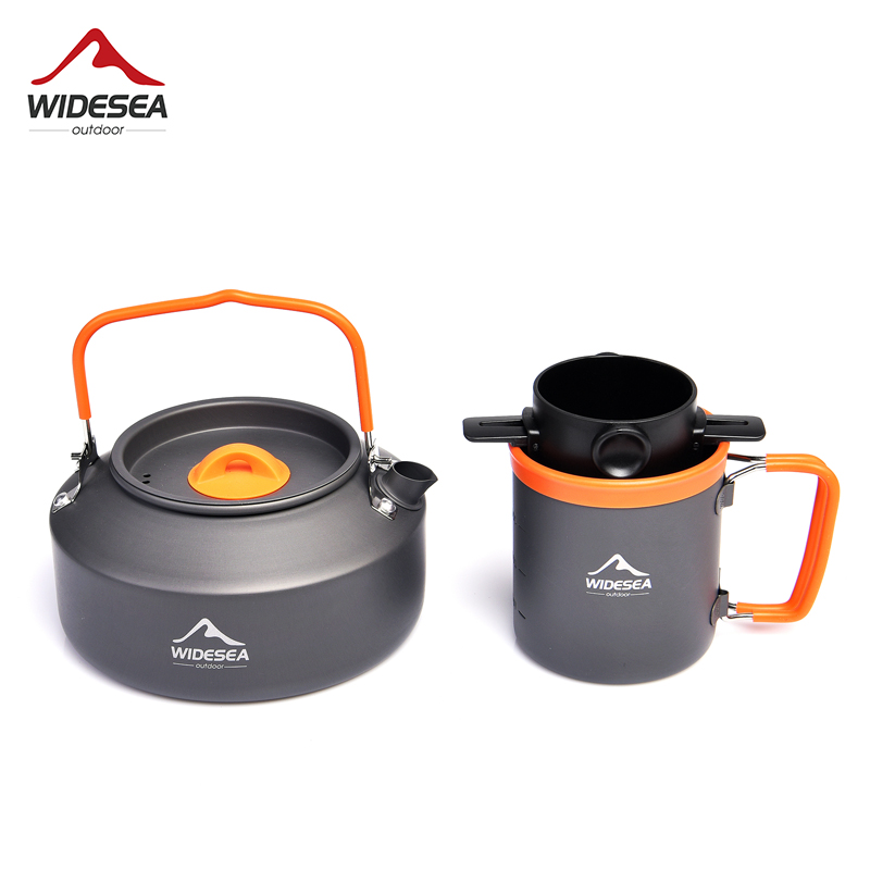 Camping Cooking Cup - Widesea 캠핑 커피 조리기구 세트, 야외