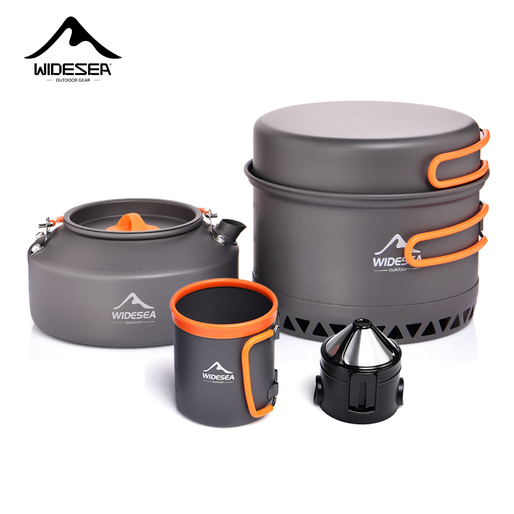 Camping Cooking Set Compact - 캠핑 식기 야외 조리기구 세트 냄비