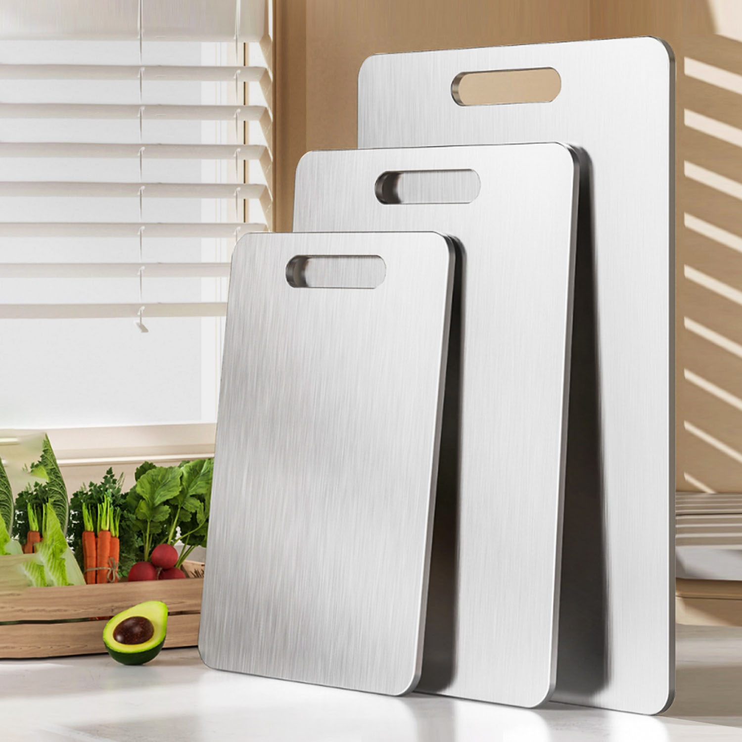 Camp Cutting Board - 1/1.2/1.5/2mm 두께의 순수 티타늄 캠핑용 도마,