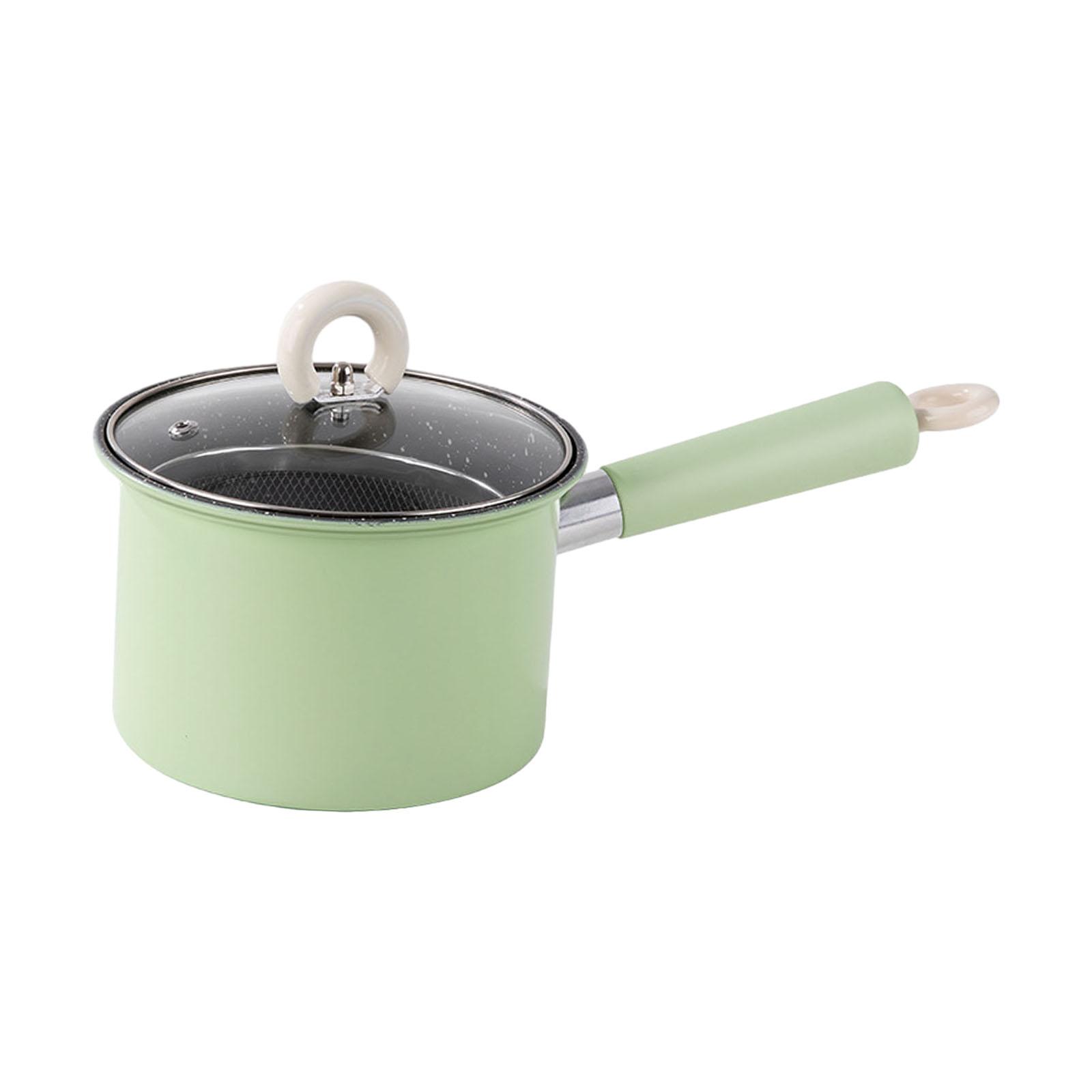Camping Cooking Pot With Lid - 대부분의 스토브탑에 사용 가능한 딥 프라이팬,