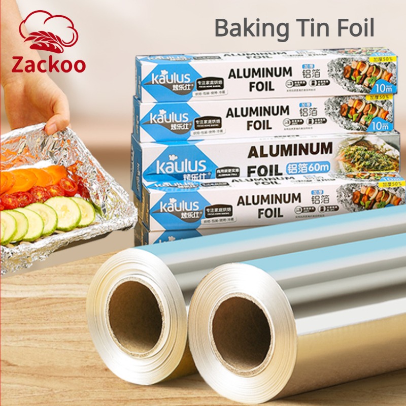 Aluminum Foil Heavy Duty - Zackoo 10/20/40M 베이킹 랩용 알루미늄 호일