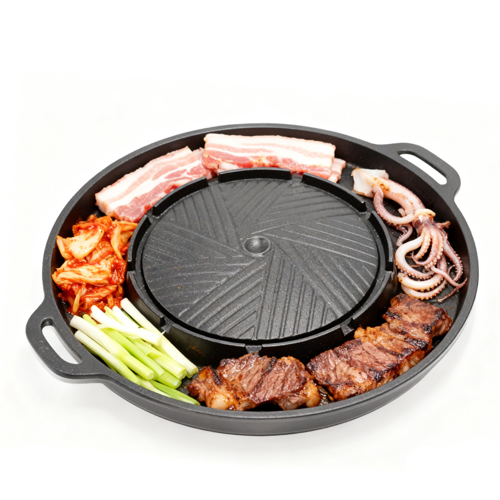 Camping Cooking Disc - 코선 한국식 바베큐 그릴 팬 2