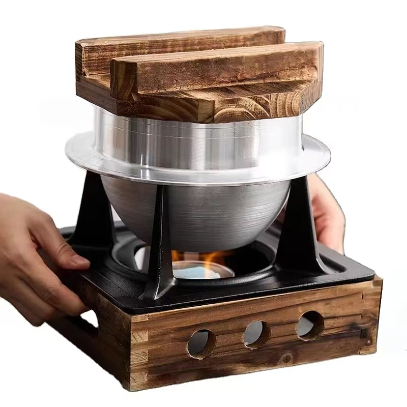 Japanese Camping Cooking - 일본식 우롱솥 알코올 스토브 밥솥 캠핑