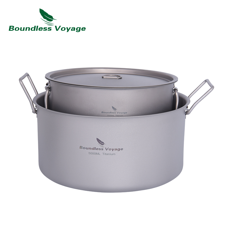 Camping Cooking Pot Large - 무한 항해 2L 5L 대용량 수프