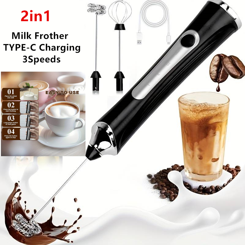 Pocket Coffee Maker - 무선 전기 우유 거품기 및 계란
