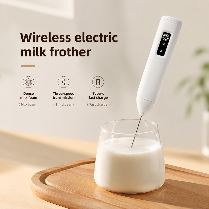 Pocket Coffee Maker - 전기 우유 거품기 + 계란 거품기