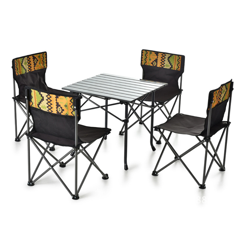 # 인기 급상승! 휴대용 5단 접이식 나무 패널 식사  - Camping Cooking Dining Set 리뷰 및 가격