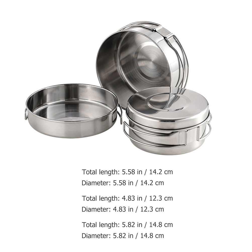 스테인리스 스틸 캠핑 조리기구 세트 1세트, 휴대용 경 - Camping Cooking Cup 리뷰 및 가격