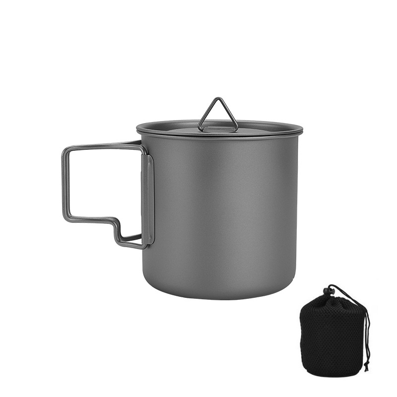 접이식 손잡이가 있는 티타늄 캠핑 머그컵, 가볍고 휴대 - Camping Cooking Cup 리뷰 및 가격