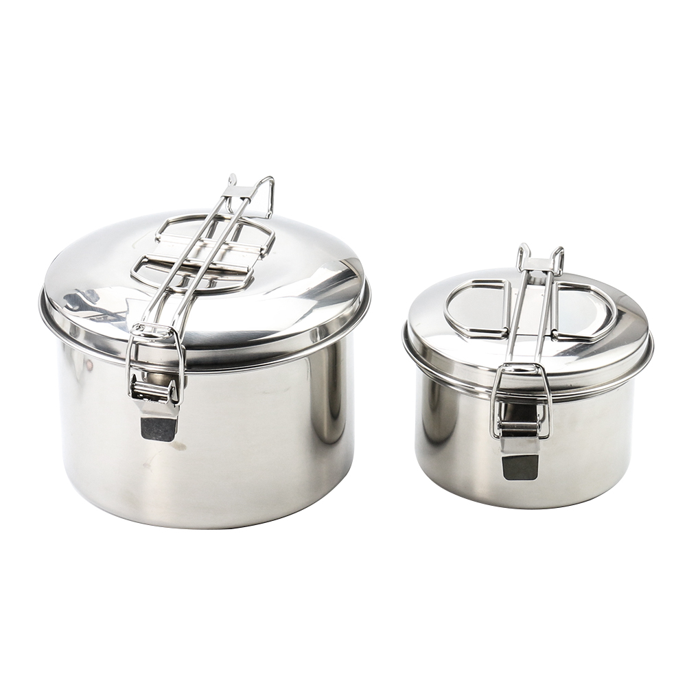 스테인리스 스틸 캠핑용 뚜껑 달린 냄비 휴대용 야외 조 - Camping Cooking Pot With Lid 리뷰 및 가격