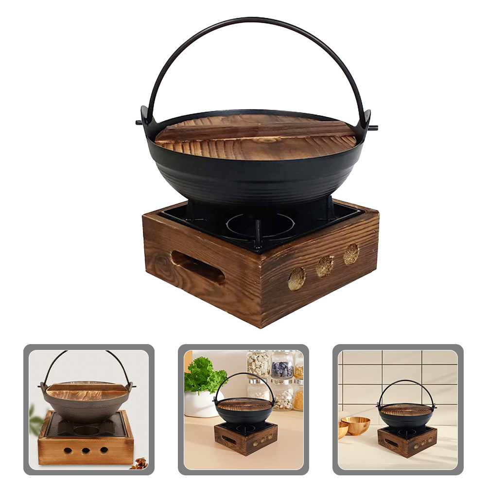 1세트 주철 일본식 스키야키 냄비 튼튼한 조리용 보일러 - Japanese Camping Cooking 리뷰 및 가격