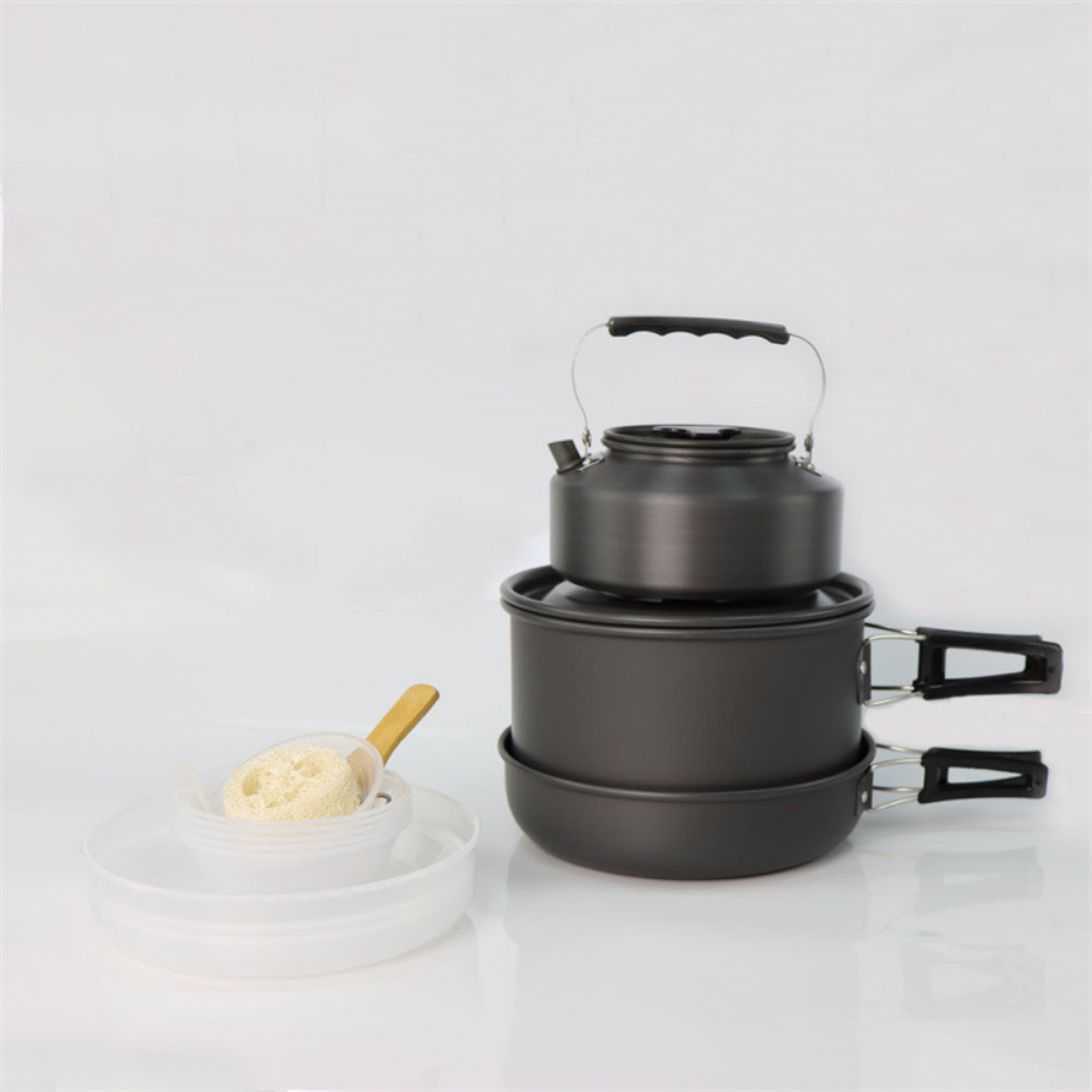 경량 알루미늄 합금 야외 캠핑 조리 세트 대형 2-4단 - Camping Cooking Pot Large 리뷰 및 가격