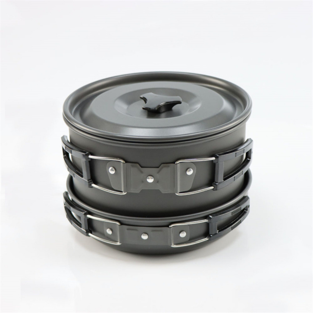 경량 알루미늄 합금 야외 캠핑 조리 세트 대형 2-4단 - Camping Cooking Pot Large 리뷰 및 가격