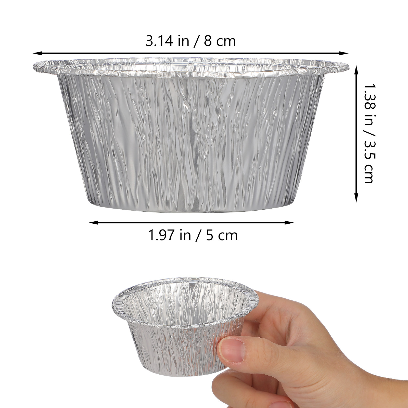 100Pcs 헤비 듀티 알루미늄 호일 에그 타트 몰드  - Aluminum Foil Heavy Duty 리뷰 및 가격