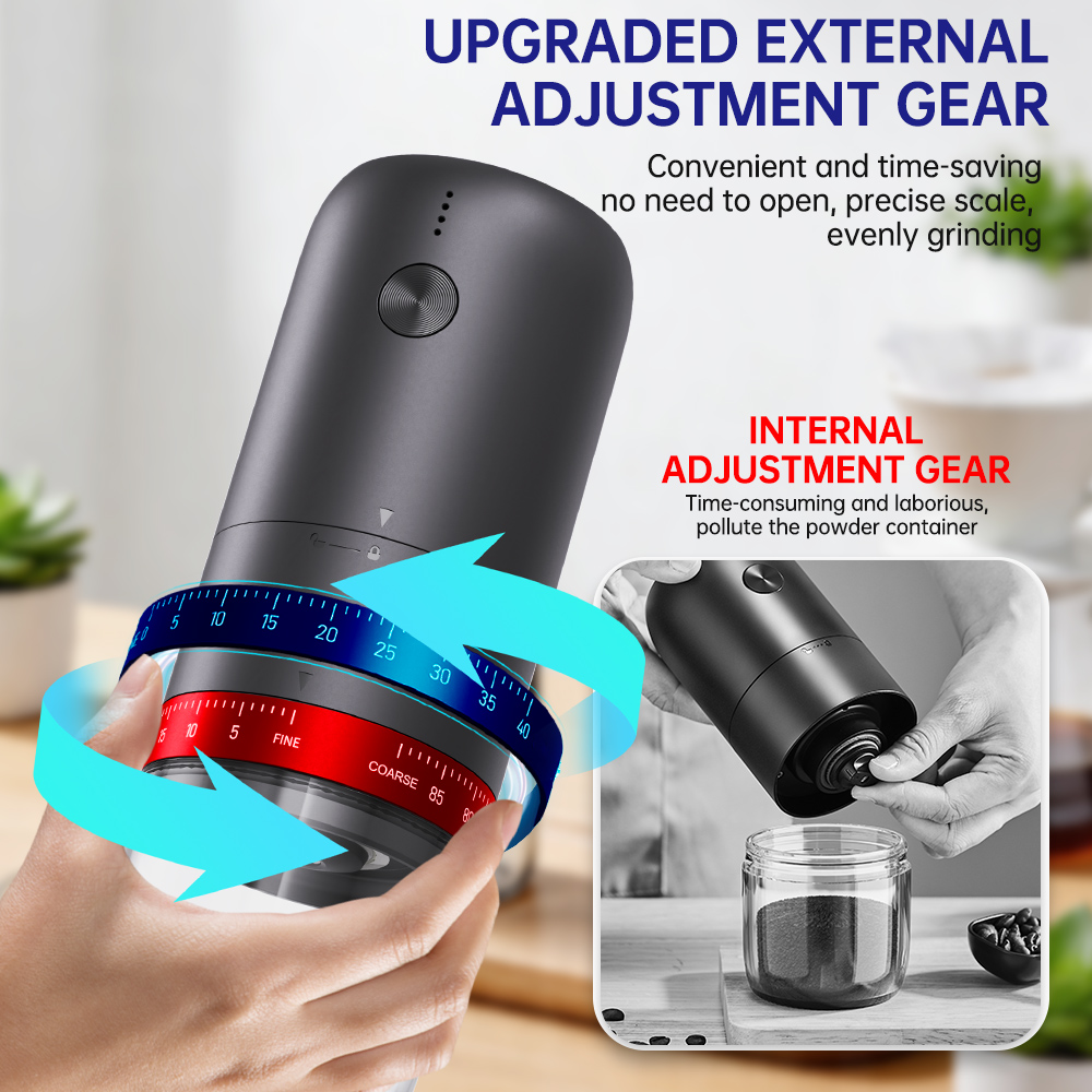 휴대용 USB 전동 커피 원두 분쇄기 40단계 조절 가 - Pocket Coffee Maker 리뷰 및 가격