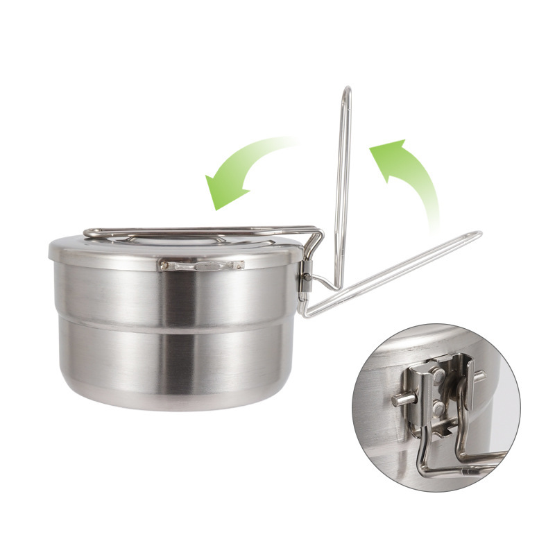캠핑, 하이킹, 낚시, 등산 및 피크닉을 위한 뚜껑과  - Camping Cooking Pot With Lid 리뷰 및 가격