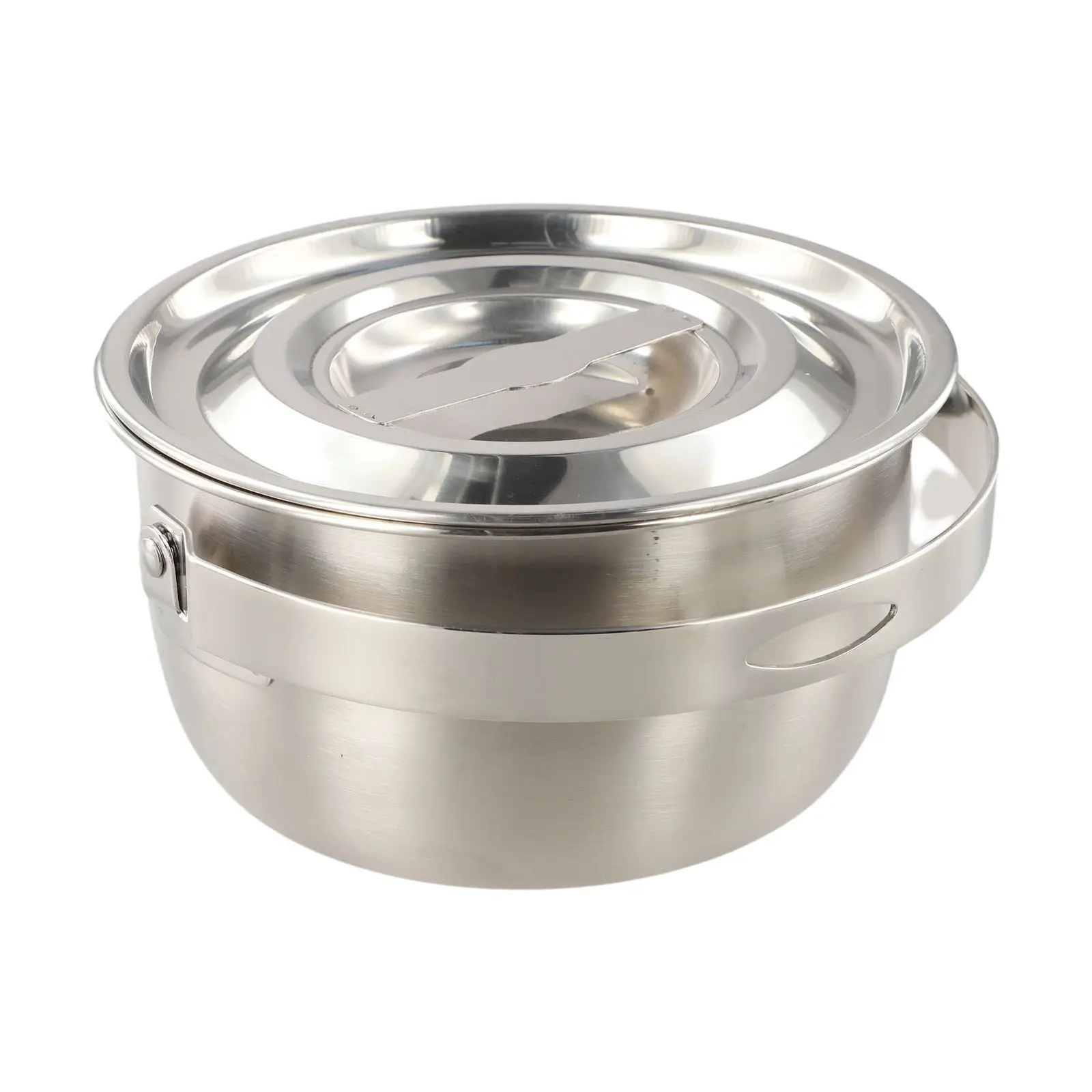 스테인리스 스틸로 제작된 캠핑 냄비, 뚜껑과 내열 손잡 - Camping Cooking Pot With Lid 리뷰 및 가격