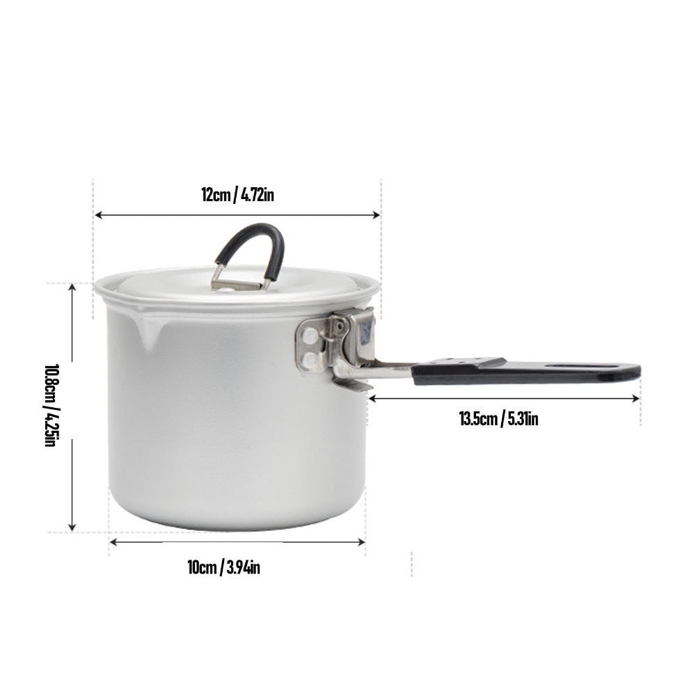 캠핑용 조리 냄비, 770ml 휴대용 알루미늄 합금 냄 - Camping Cooking Pot With Lid 리뷰 및 가격