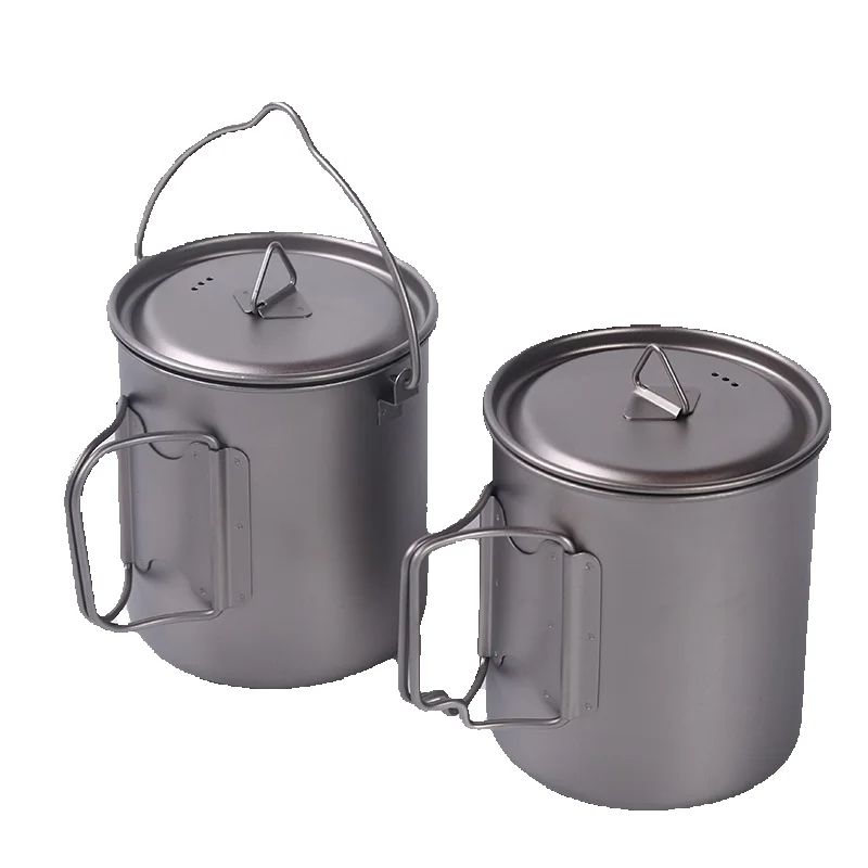 캠핑용 티타늄 컵, 요리 냄비, 초경량 접이식 손잡이, - Camping Cooking Cup 리뷰 및 가격