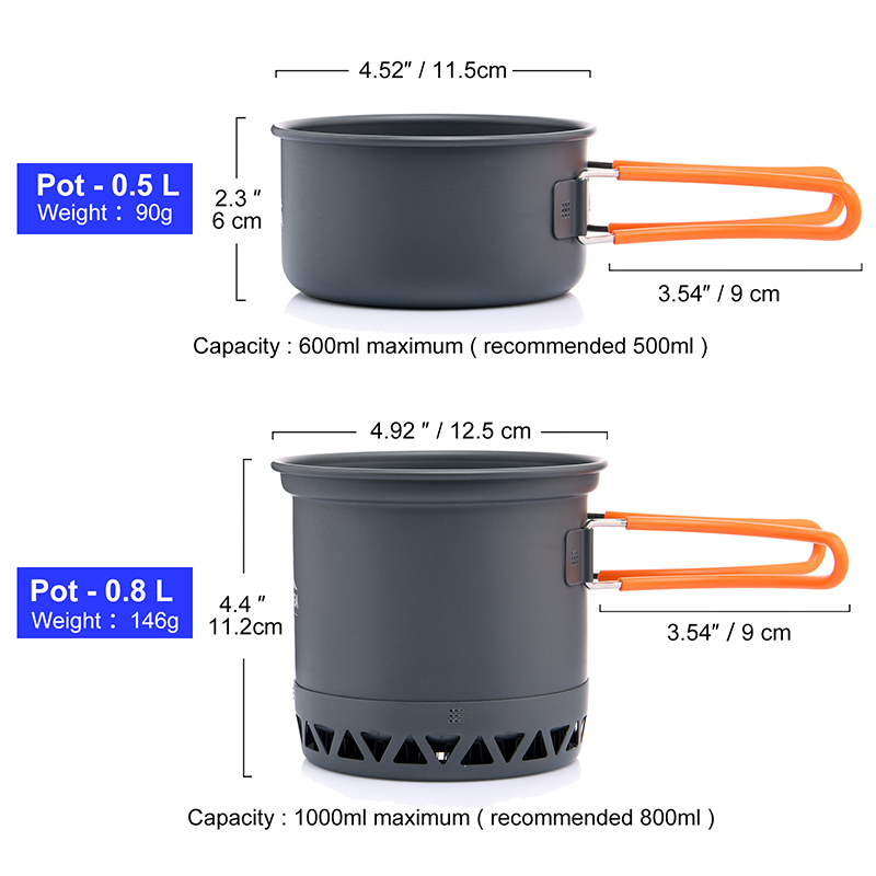 Widesea 휴대용 캠핑 조리기구 세트 알루미늄 1. - Camping Cooking Set Compact 리뷰 및 가격