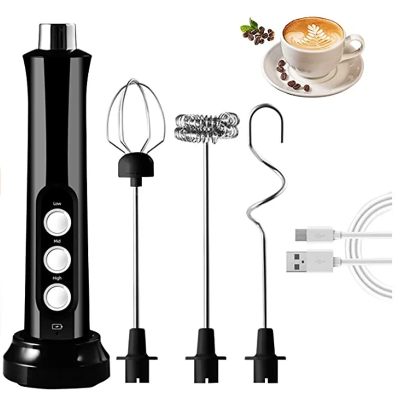 3 In 1 전기 우유 거품기 충전식 우유 거품 제조기 - Pocket Coffee Maker 리뷰 및 가격