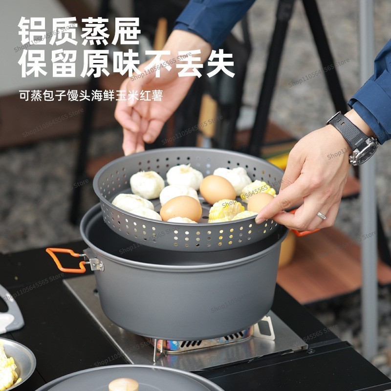 야외용 조리 냄비 7.5L 대용량 알루미늄 합금 휴대용 - Camping Cooking Pot Large 리뷰 및 가격