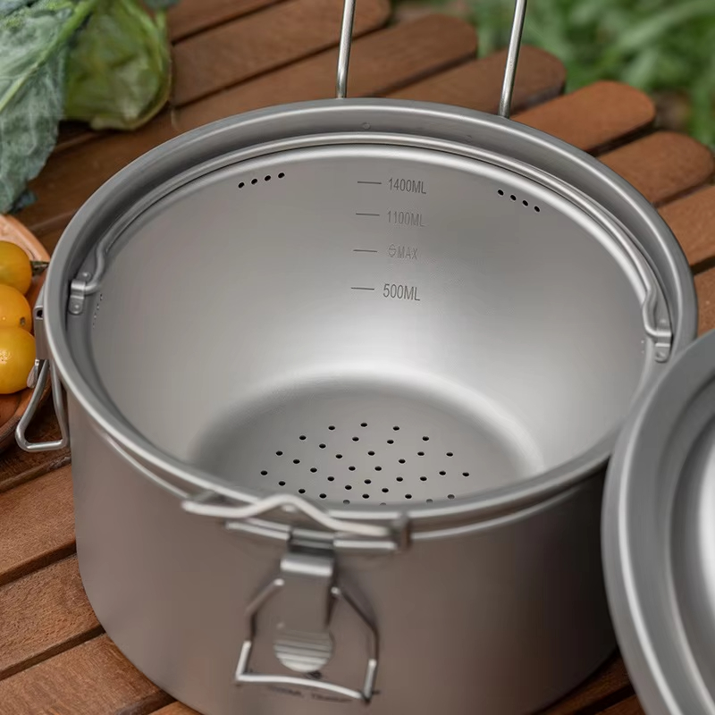 쿠커 야외 캠핑용 냄비 수프 냄비 스튜 냄비 밥솥 대용 - Camping Cooking Pot Large 리뷰 및 가격