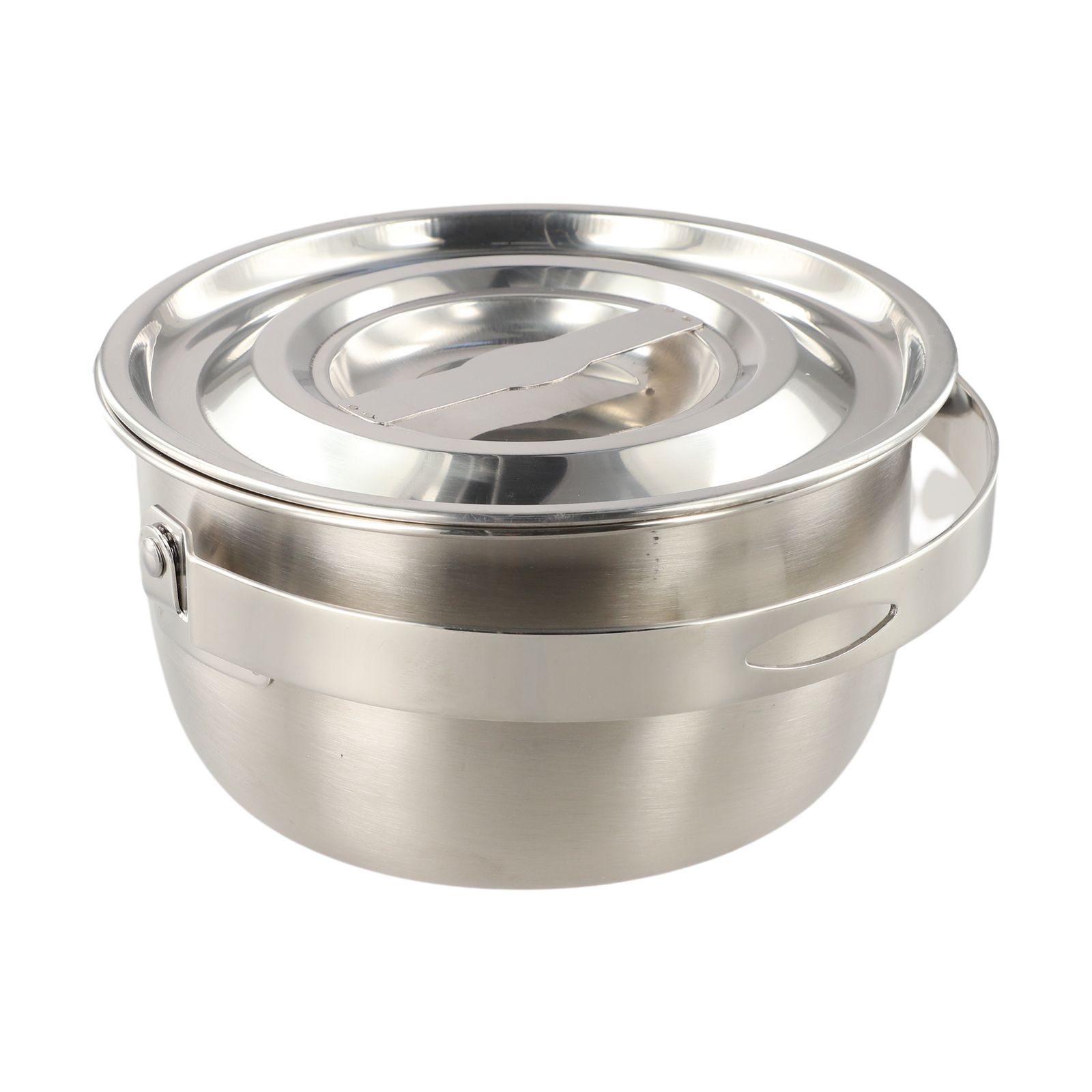 스테인리스 스틸 캠핑 냄비 (뚜껑과 손잡이 포함) -  - Camping Cooking Pot With Lid 리뷰 및 가격