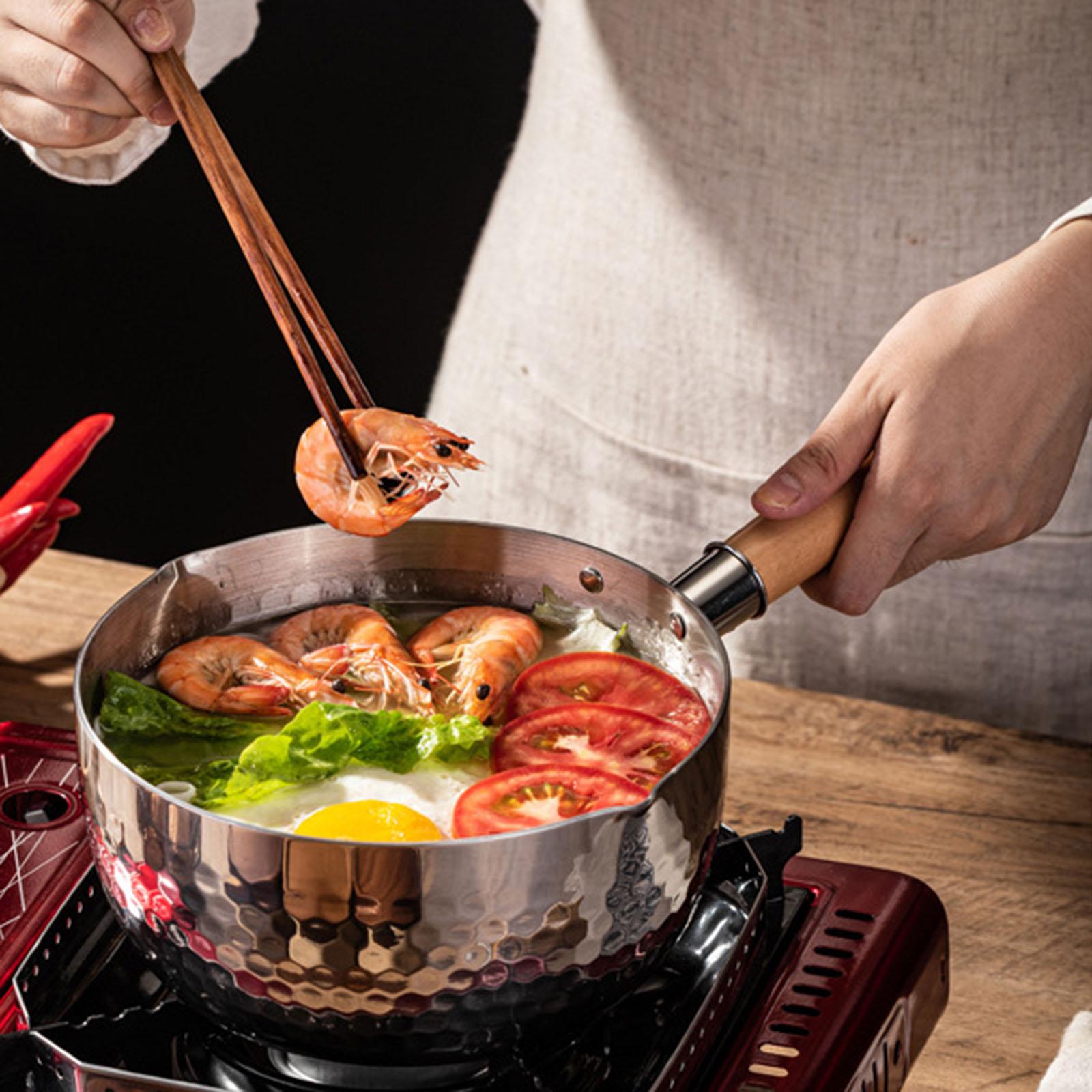 뚜껑이 있는 일본식 냄비 작은 우유 냄비 편리한 작은  - Japanese Camping Cooking 리뷰 및 가격
