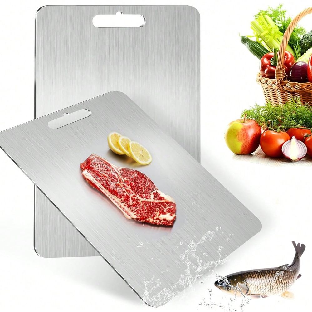 스테인리스 스틸 커팅보드, 304 스틸 논슬립 주방 캠 - Camp Cutting Board 리뷰 및 가격