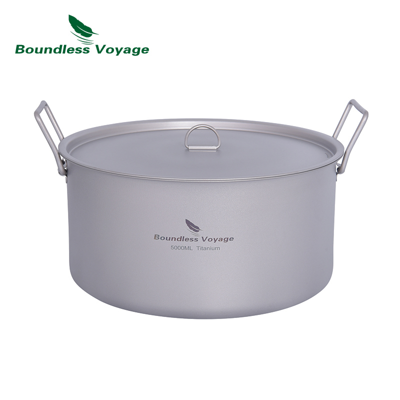 무한 항해 2L 5L 대용량 수프 냄비 티타늄 캠핑 냄 - Camping Cooking Pot Large 리뷰 및 가격