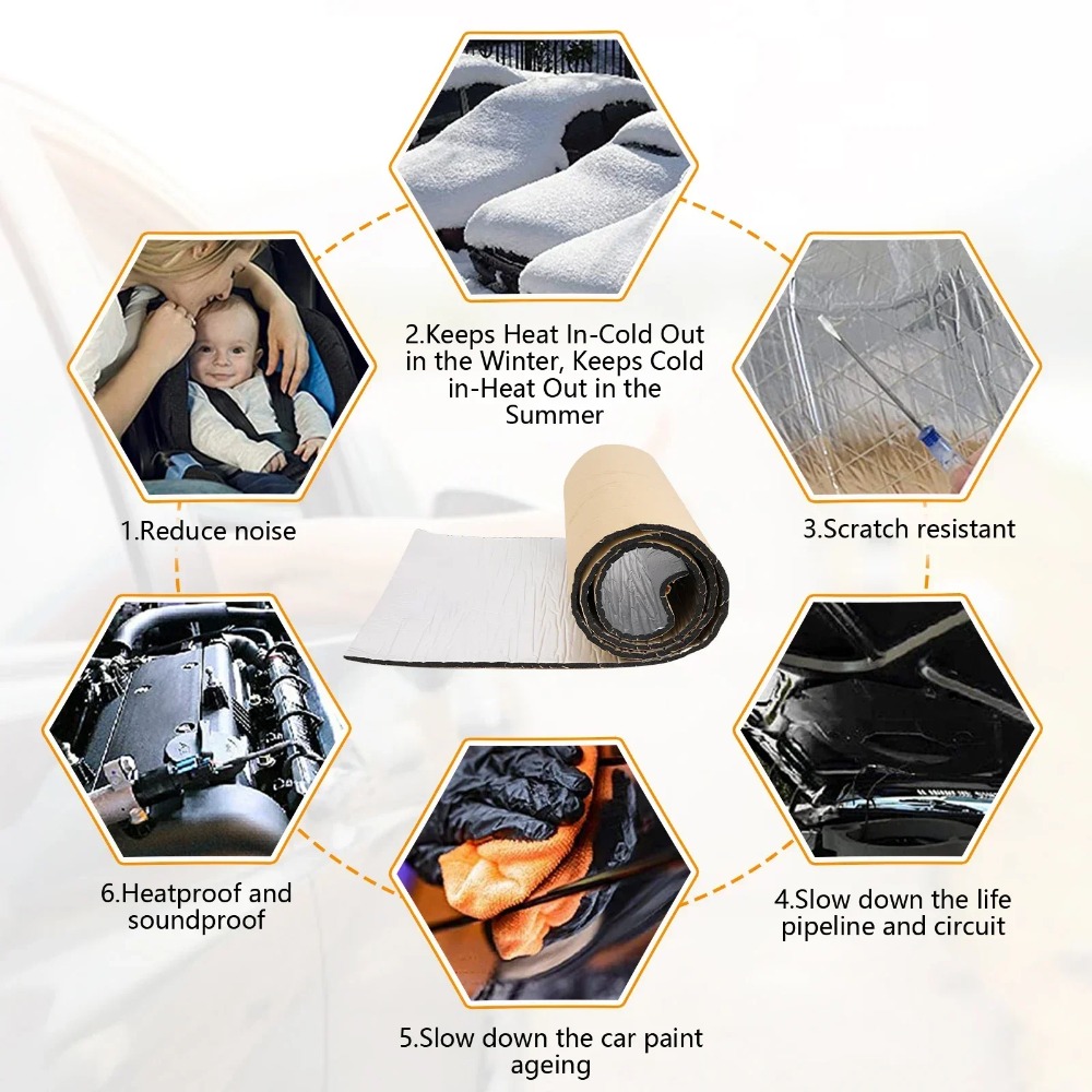 5/10MM 사운드 데드너 단열 매트 자동차 방음 데드 - Aluminum Foil Heavy Duty 리뷰 및 가격