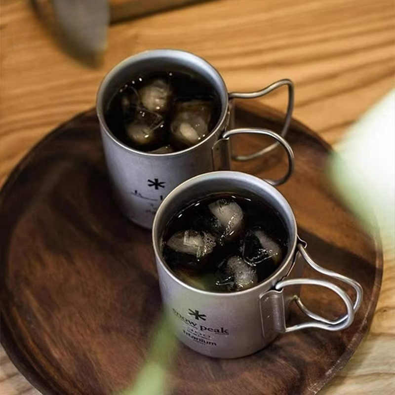 스노우 피크 티타늄 컵 접이식 손잡이 경량 아웃도어 캠 - Camping Cooking Cup 리뷰 및 가격