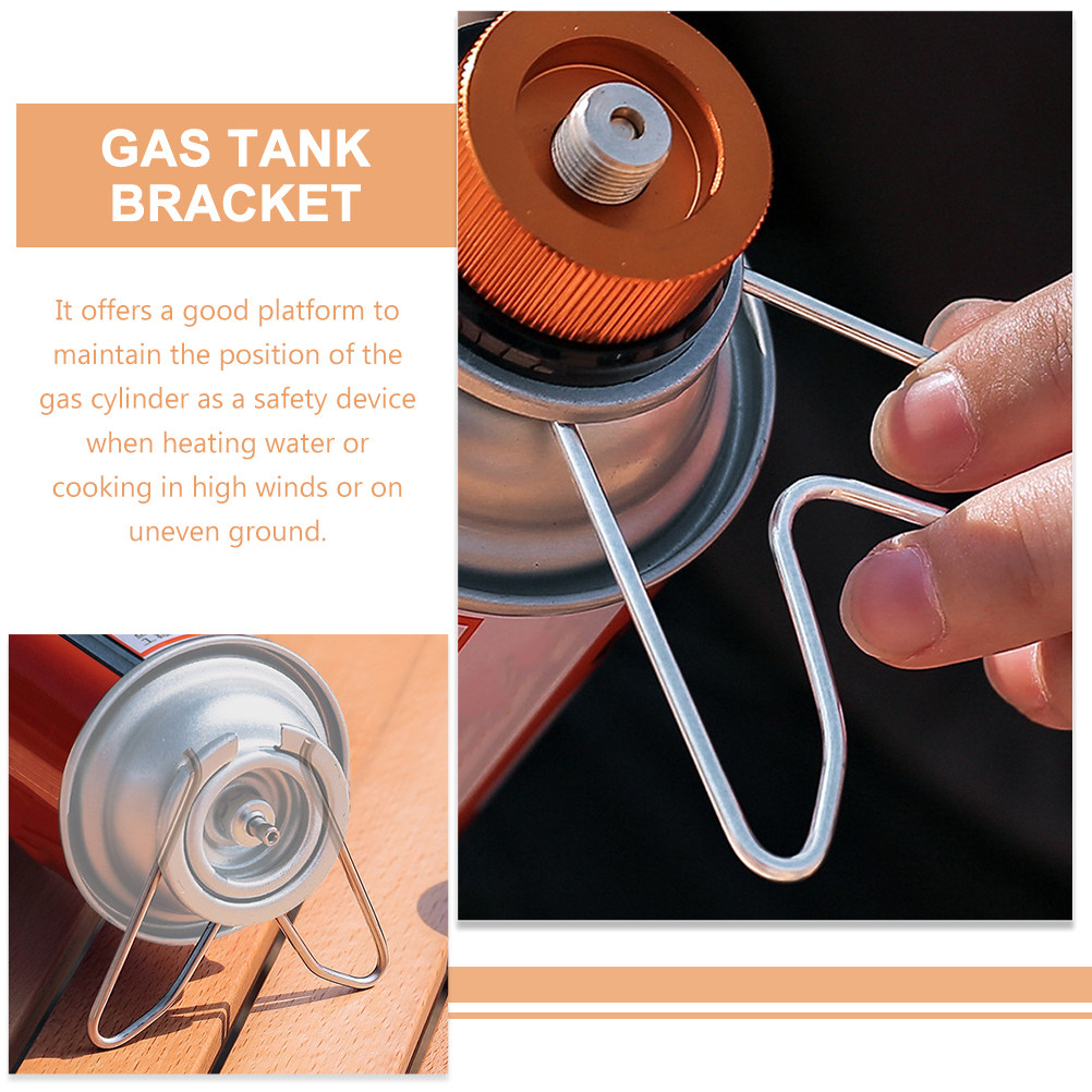 4Pcs 휴대용 프로판 탱크 랙 경량 스테인레스 스틸  - Camping Cooking Cylinder 리뷰 및 가격
