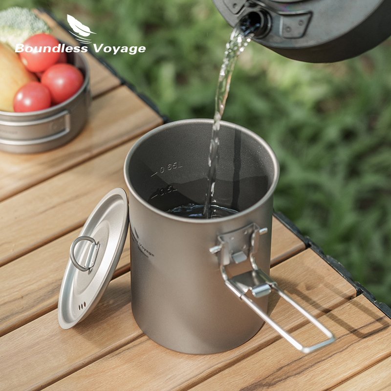 무한 항해 900ml 티타늄 냄비 컵 캠핑 조리기구 접 - Camping Cooking Cup 리뷰 및 가격