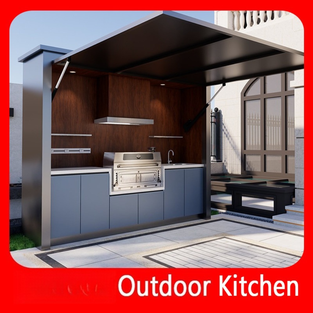 # 이동식 야외 주방 아일랜드 접이식 바베큐 그릴 스테 - Camping Cooking Dining Set 리뷰 및 가격