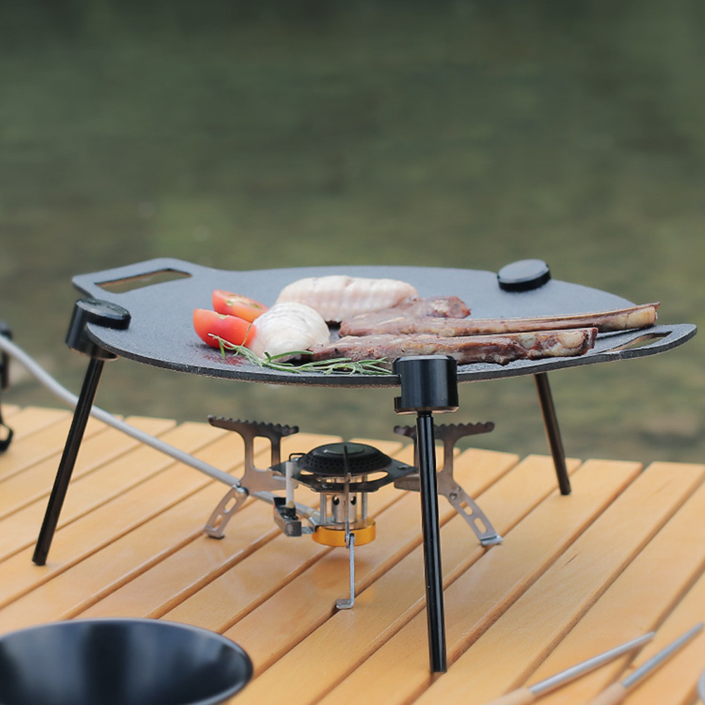 조절 가능한 바베큐 트레이 지지대, 프라이팬 스탠드,  - Camping Cooking Cupboard 리뷰 및 가격