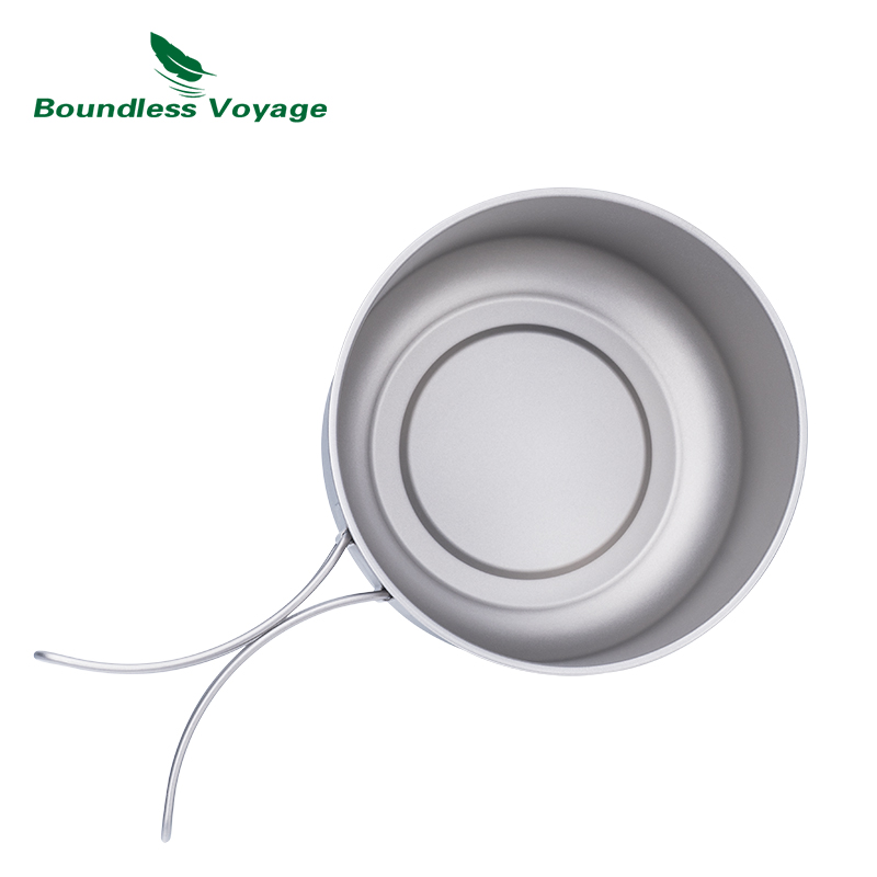 Boundless Voyage 티타늄 캠핑 냄비, 뚜껑 - Camping Cooking Pot With Lid 리뷰 및 가격
