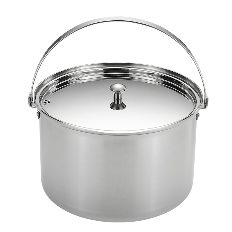 캠핑문 CC-24 스테인리스 스틸 대용량 5.9L 피크 - Camping Cooking Pot Large 리뷰 및 가격