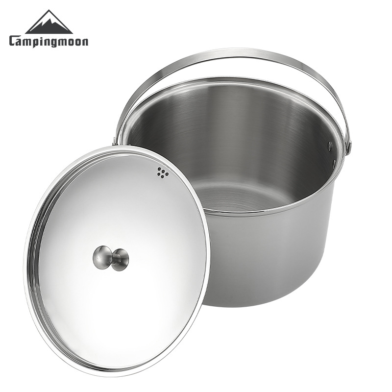 캠핑문 CC-24 스테인리스 스틸 대용량 5.9L 피크 - Camping Cooking Pot Large 리뷰 및 가격