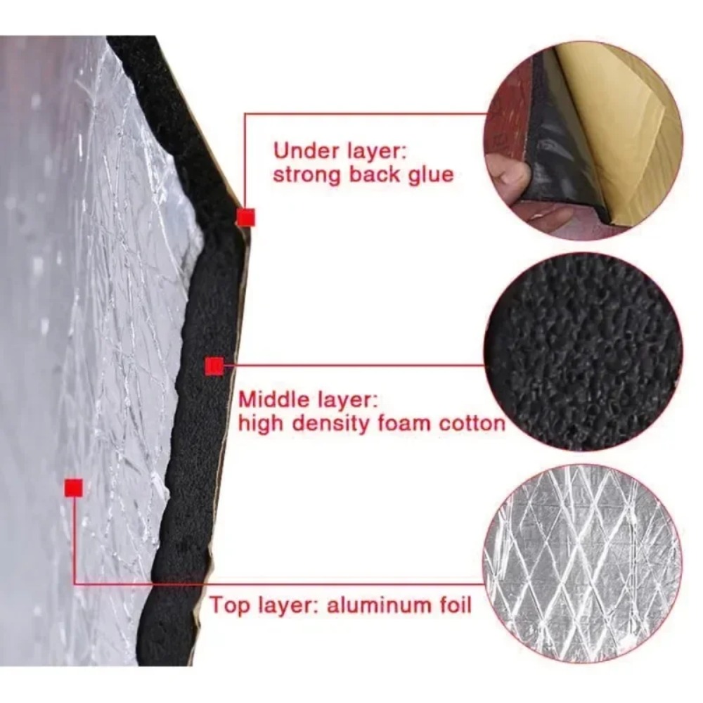 초두꺼운 20mm 자동차 방음 매트 50x100cm 알 - Aluminum Foil Heavy Duty 리뷰 및 가격