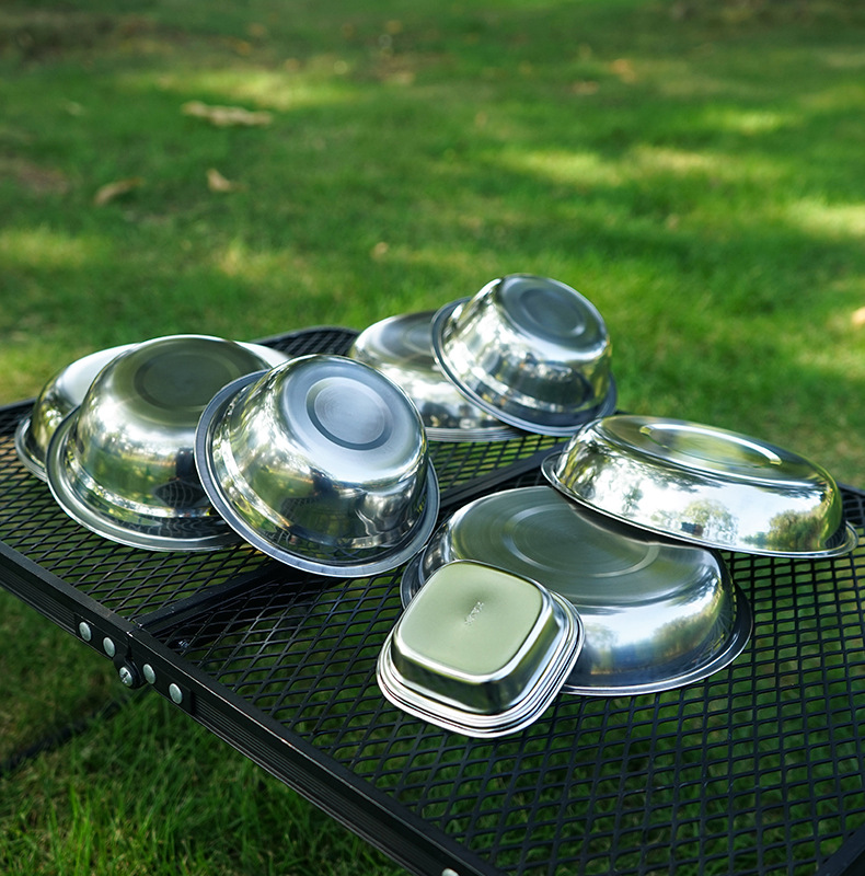 새로운 캠핑용 휴대용 식기 세트 22종 야외 캠핑 식기 - Camping Cooking Dining Set 리뷰 및 가격