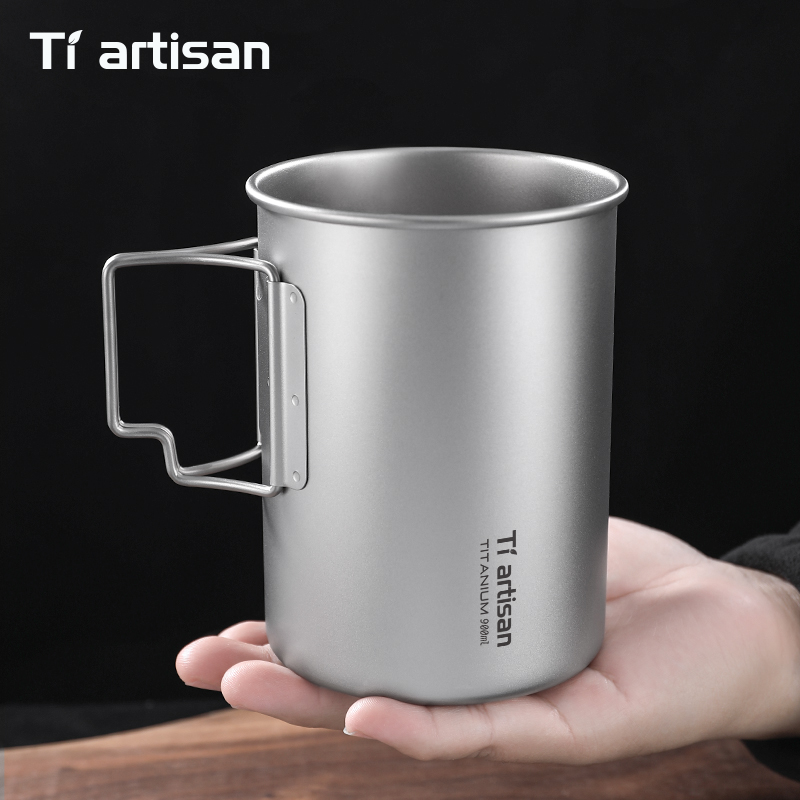 Tiartisan 750ml/900ml 티타늄 접이식  - Camping Cooking Pot Large 리뷰 및 가격