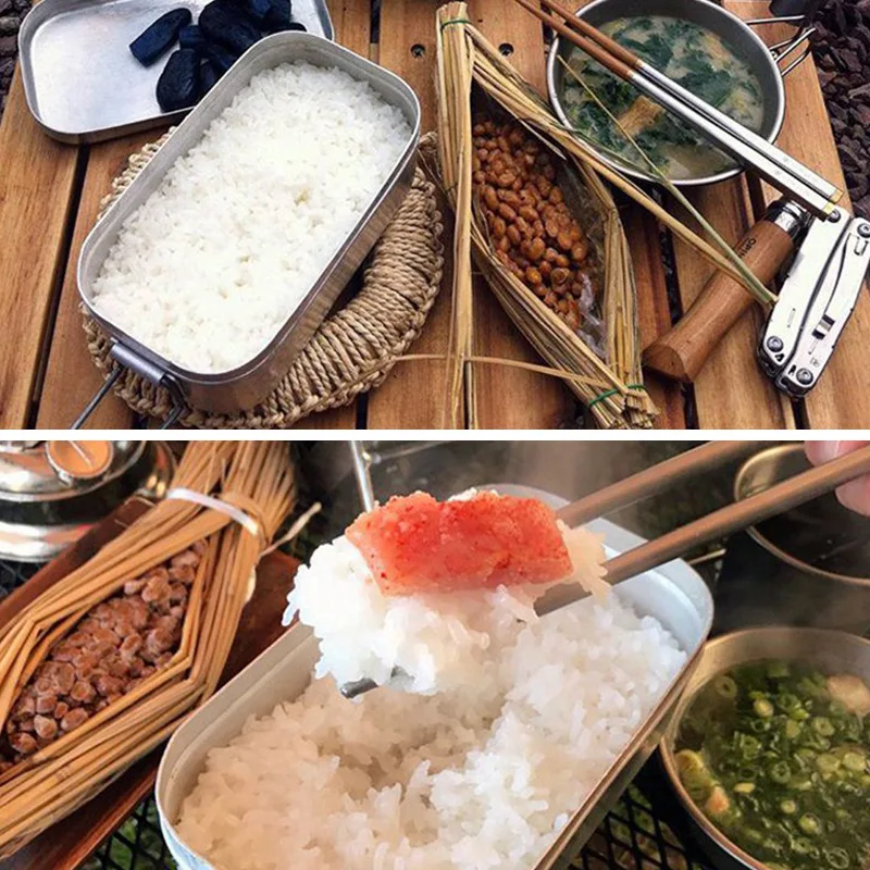 새로운 도시락 상자 성인 광장 야외 나들이 캠핑 요리  - Japanese Camping Cooking 리뷰 및 가격