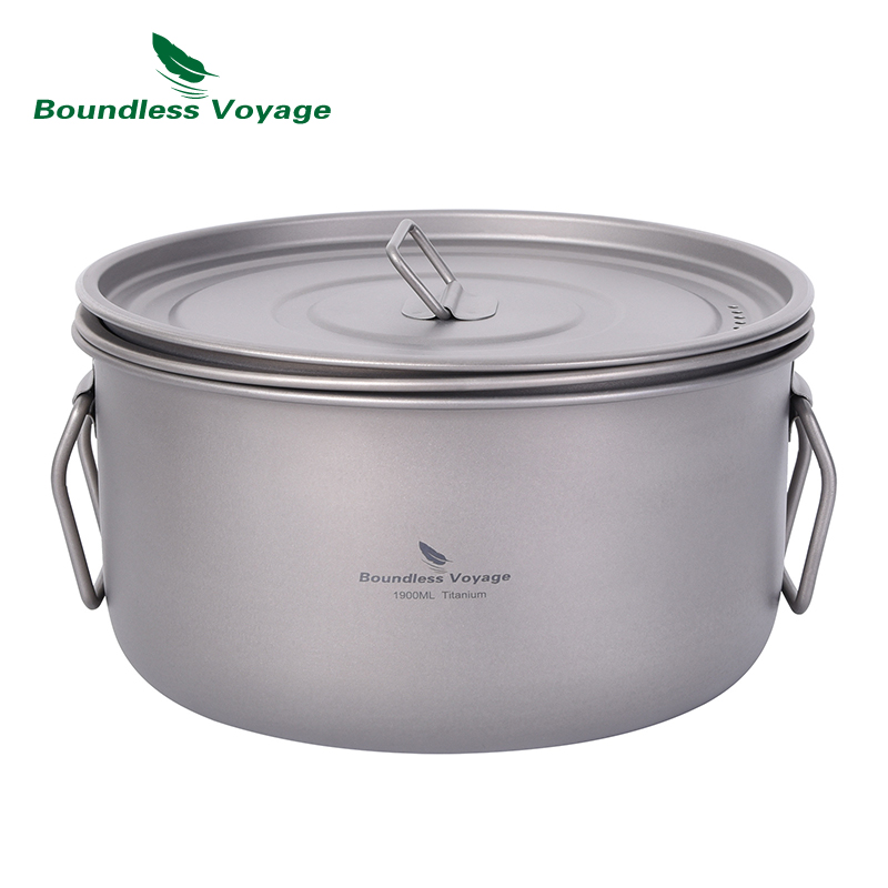 무한 항해 캠핑 요리 냄비 다기능 티타늄 기선 수프 냄 - Camping Cooking Pot With Lid 리뷰 및 가격